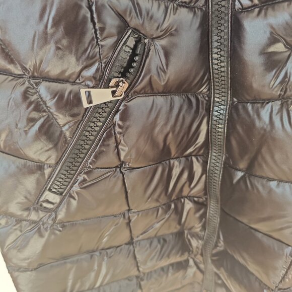 Moncler Marre Down Puffer Coat with Shearling Trim - Picture 6 of 13